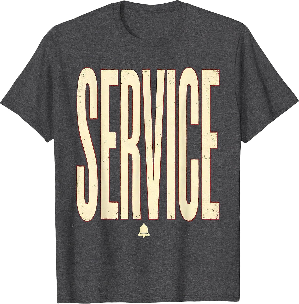 Service Funny Chef Line Cook Kitchen Staff Humor T-Shirt - Dark Heather Grey