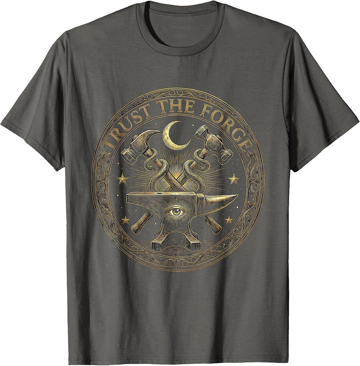 Trust the Forge Valley Forge Automotive Design T-Shirt - Asphalt Grey