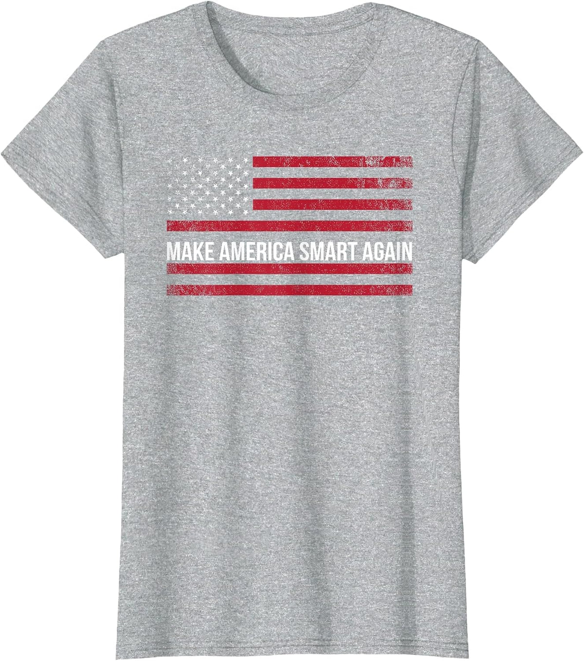Make America Smart Again T-Shirt Science March Earth Day Top T-Shirt - Heather Grey