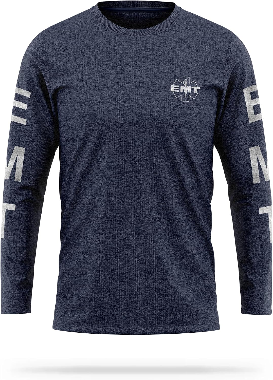 13Fifty EMT Training Reflective Cotton Long Sleeve - Navy & Reflective