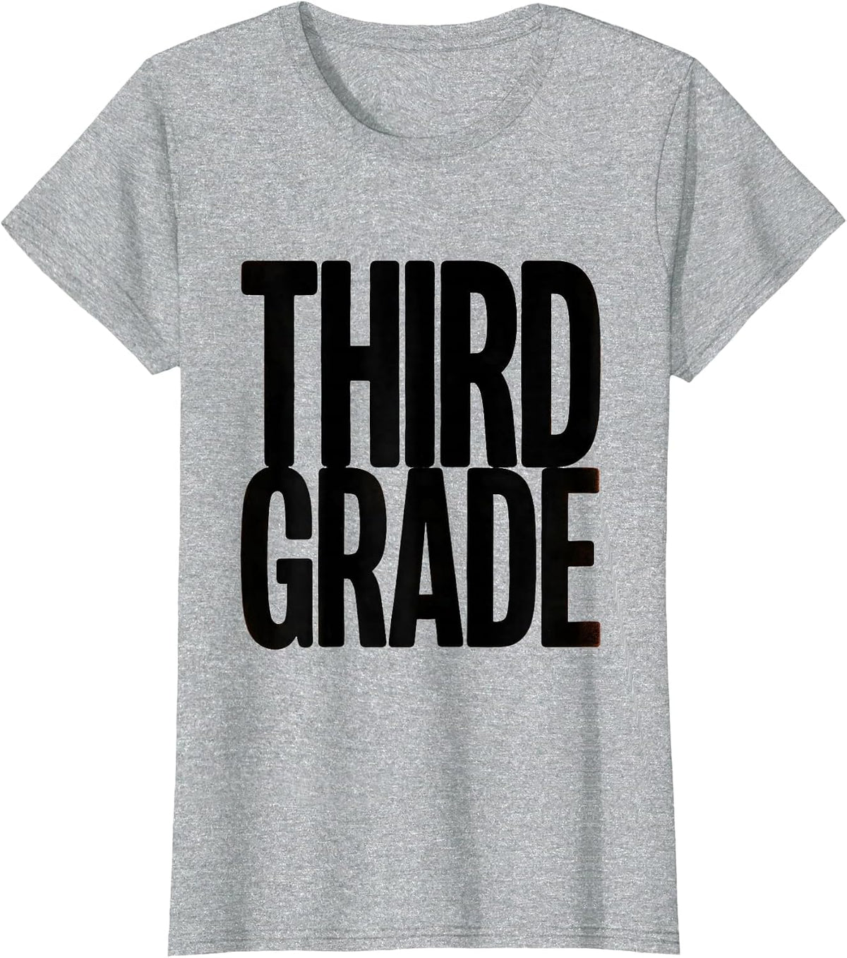 Women's Third Grade Wildflower Back To School Teacher Gift T-Shirt - Heather Grey