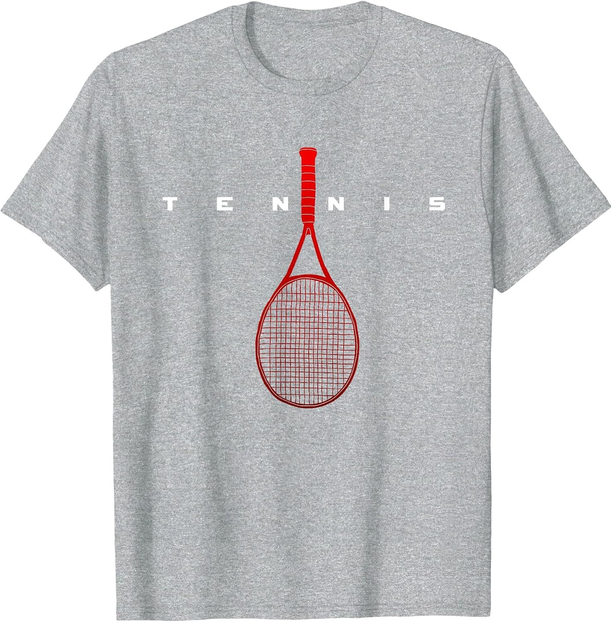 Tennis T-Shirt - Heather Grey