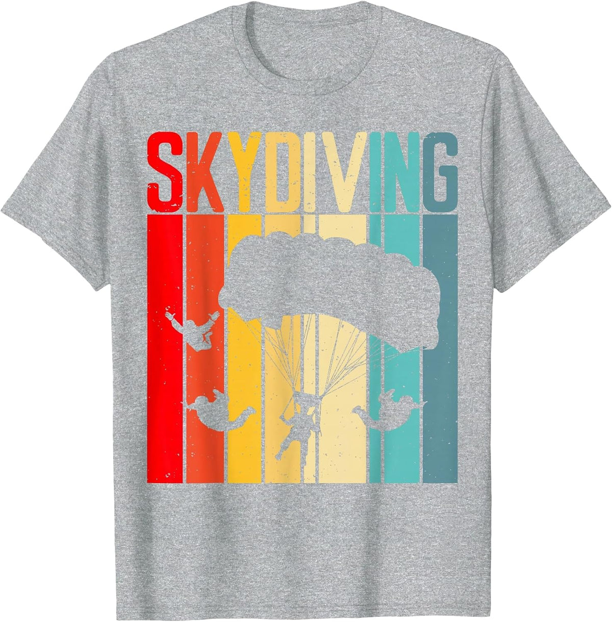 Skydiving T-Shirt - Heather Grey