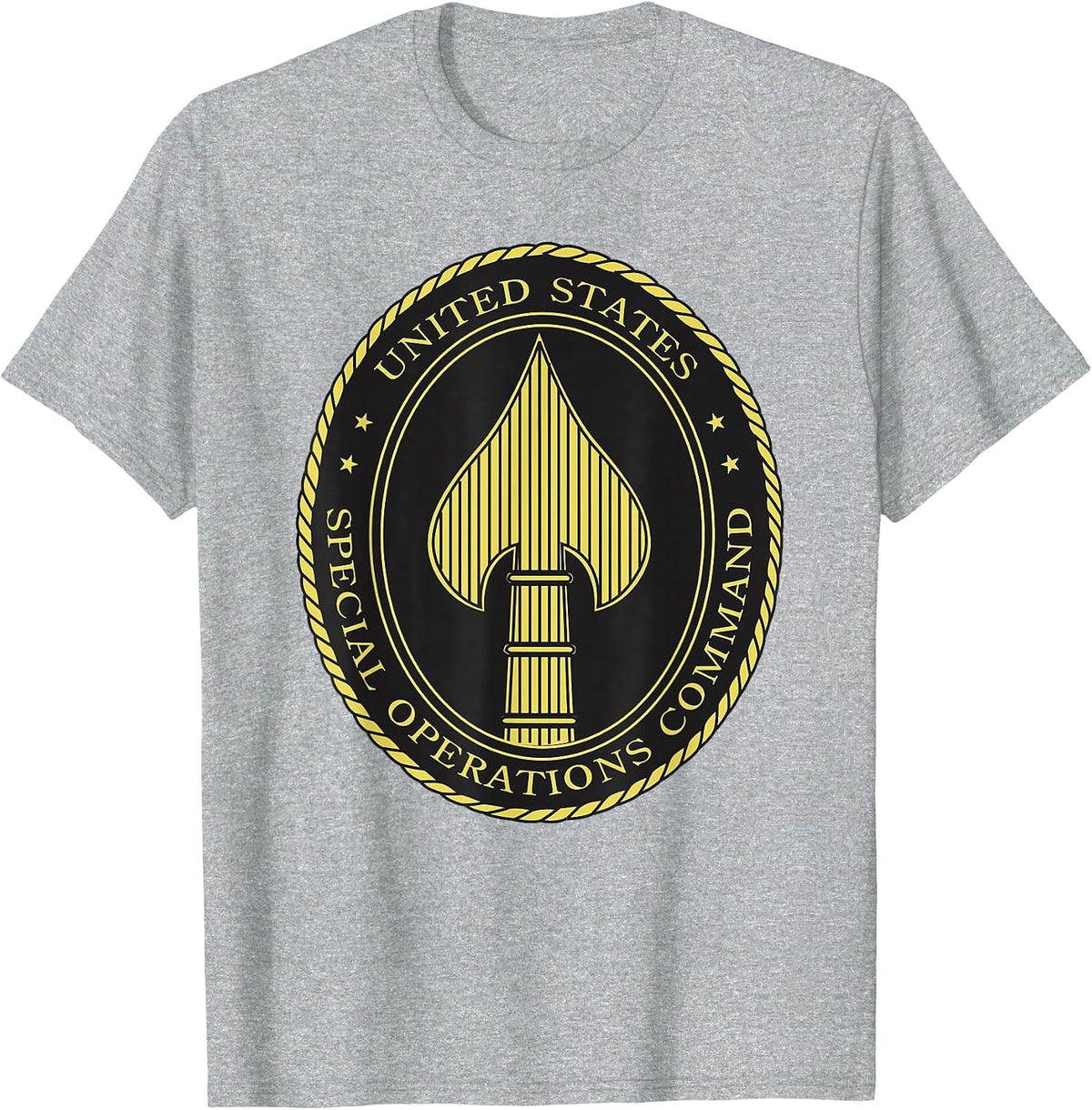 US Special Operations Command USSOCOM SOCOM Military Morale T-Shirt - Heather Grey