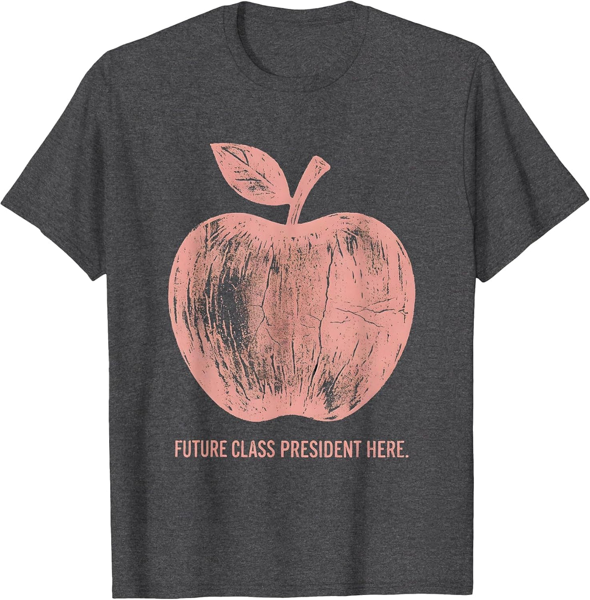 Future Class President First Day of Preschool T-Shirt - Dark Heather Grey