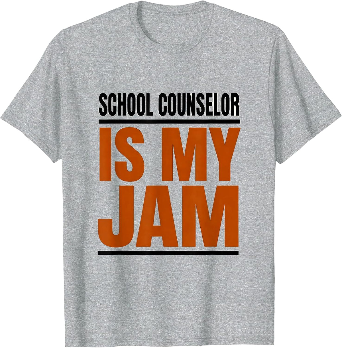 Men's School Counselor Is My Jam Funny Therapist Appreciation T-Shirt - Heather Grey