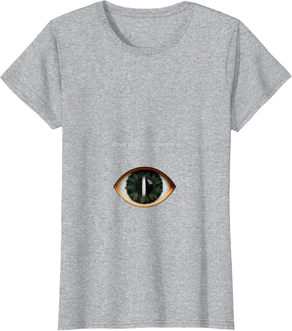 I Come Back To Find Myself Vintage Forest Wildlife Nature T-Shirt - Heather Grey