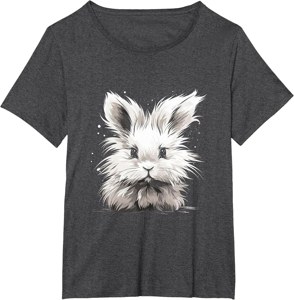Angora Rabbits Owners Furry Rabbit T-Shirt - Dark Heather Grey