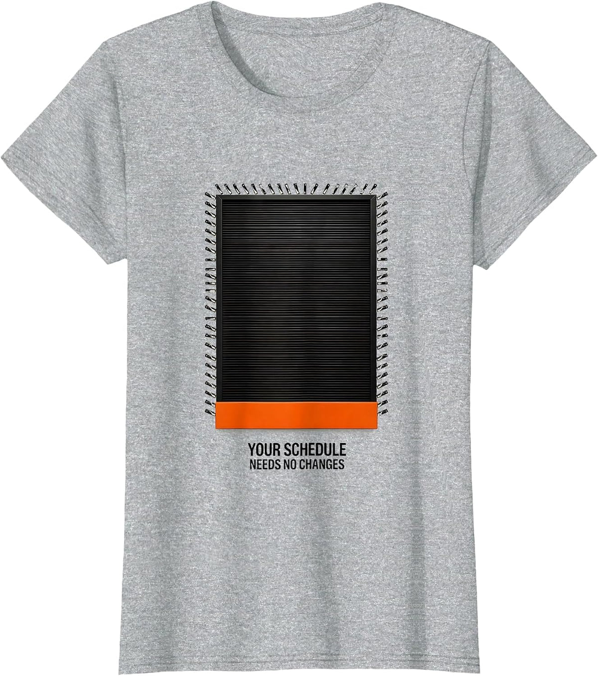 Women's Your Schedule Needs No Changes Funny School Counselor Retro T-Shirt - Heather Grey