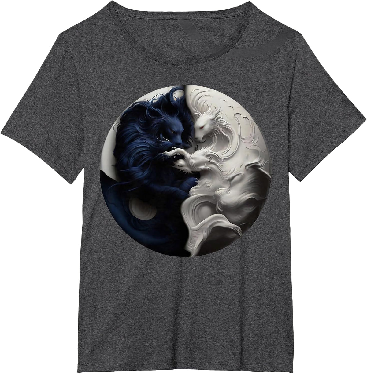 Yin Yang T-Shirt - Dark Heather Grey