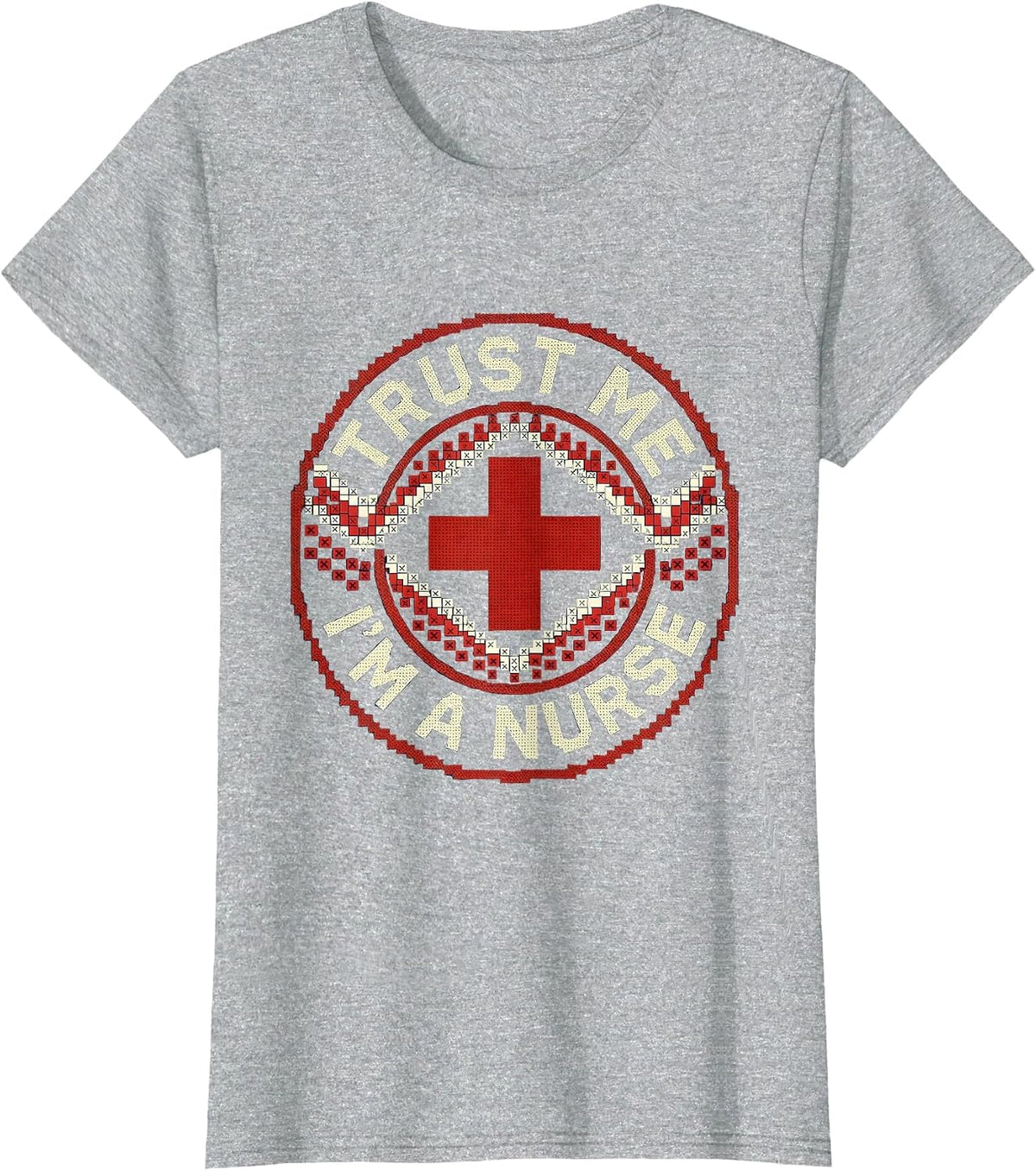 Women's Trust Me I'm a Nurse Proud Nursing Design T-Shirt - Heather Grey
