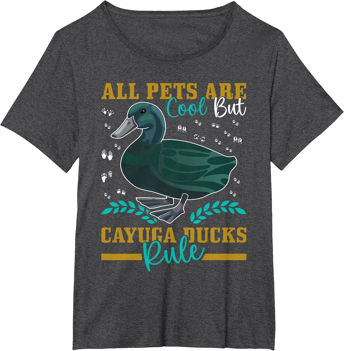 Cayuga Duck Accessories T-Shirt - Dark Heather Grey