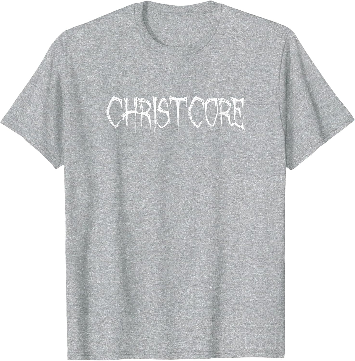 Christcore Christian Hardcore Faithcore T-Shirt - Heather Grey