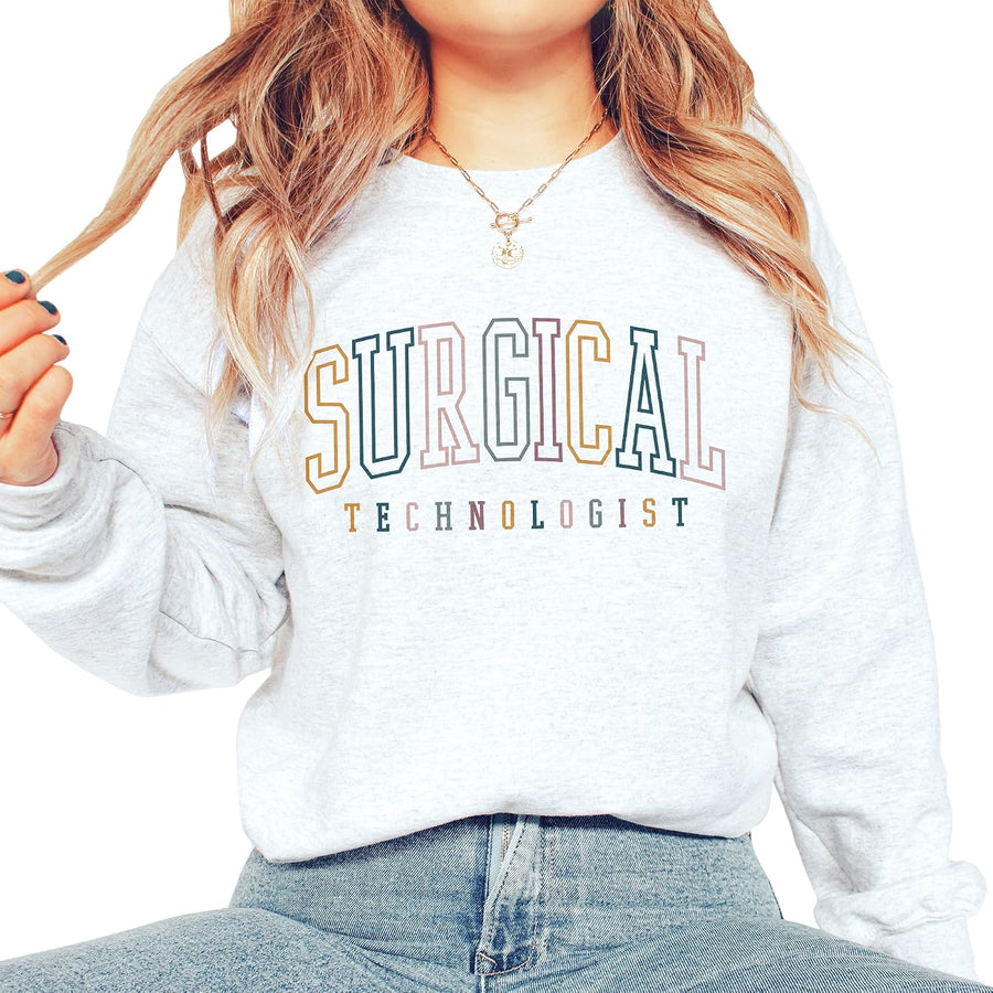 Surgical Tech Sweatshirt, CST Surgical Technologist, Operating Room, Scrub Surg Tech Grad Gift, Group Squad Team, Unisex