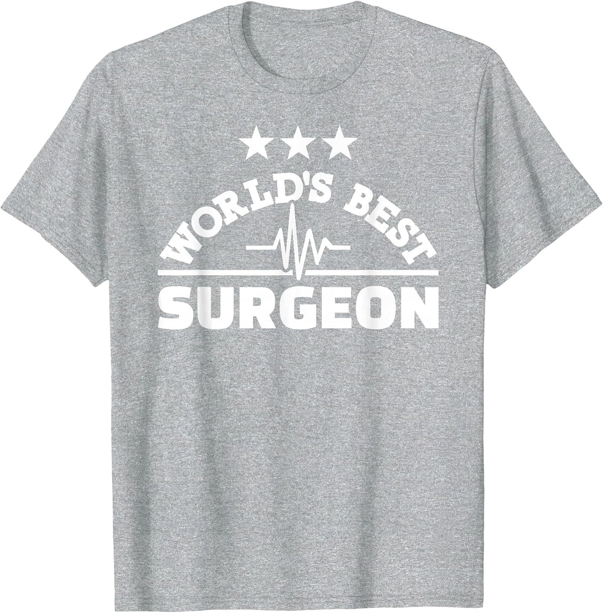 World's Best Surgeon T-Shirt - Heather Grey