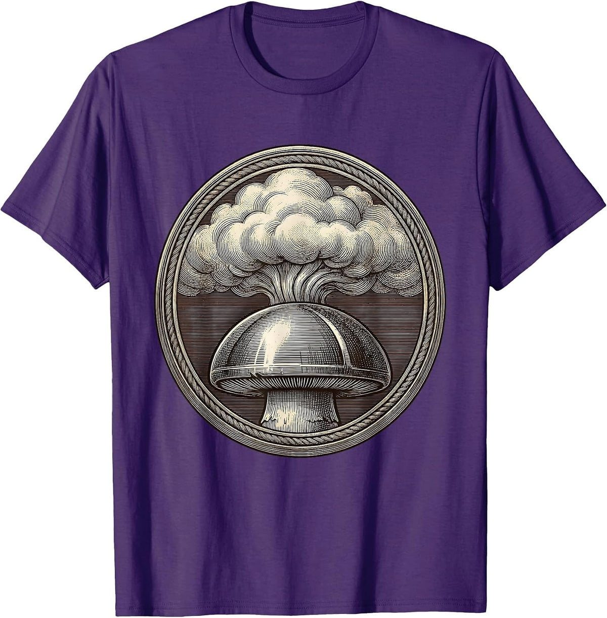 Men's Valley Forge Automotive Radiator Cap Steam Burst T-Shirt - Purple