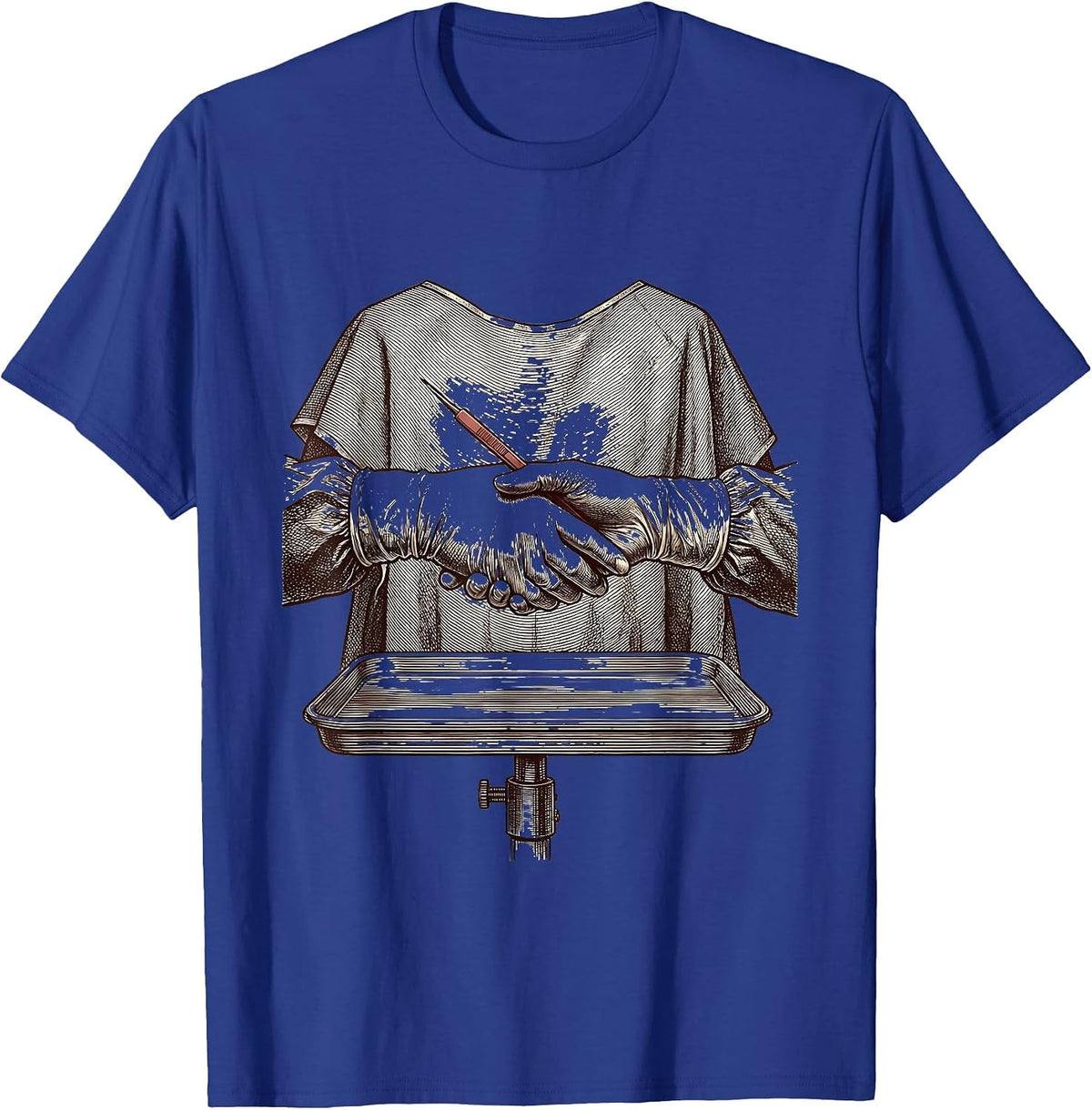 Precision Mayo Handoff Surgical Tech Pride T-Shirt - Royal Blue
