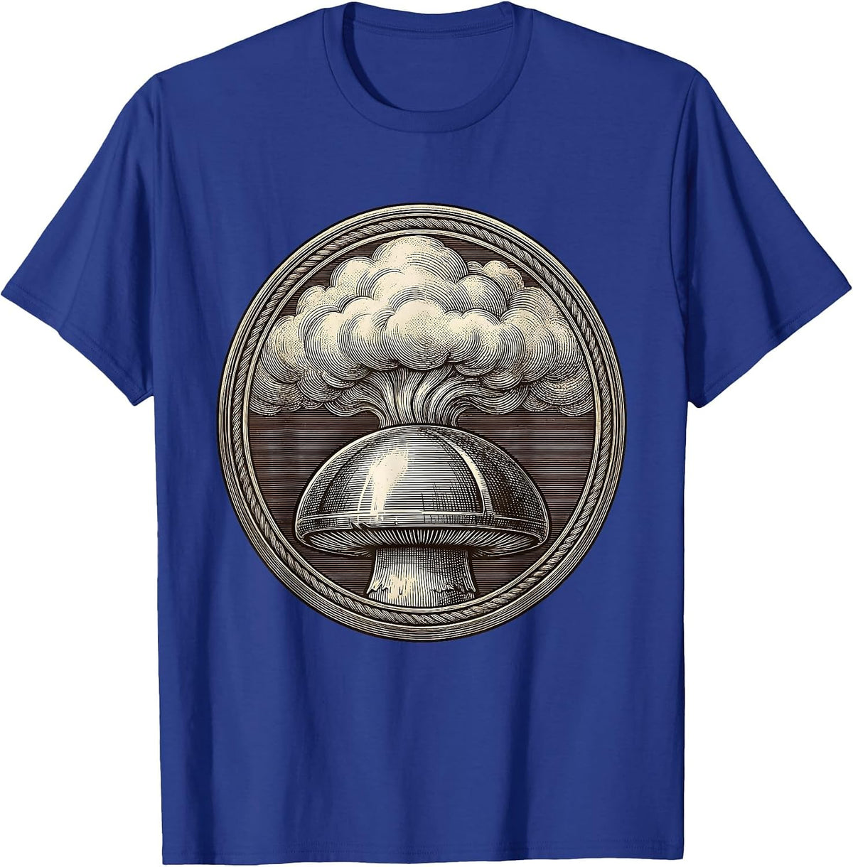 Men's Valley Forge Automotive Radiator Cap Steam Burst T-Shirt - Royal Blue