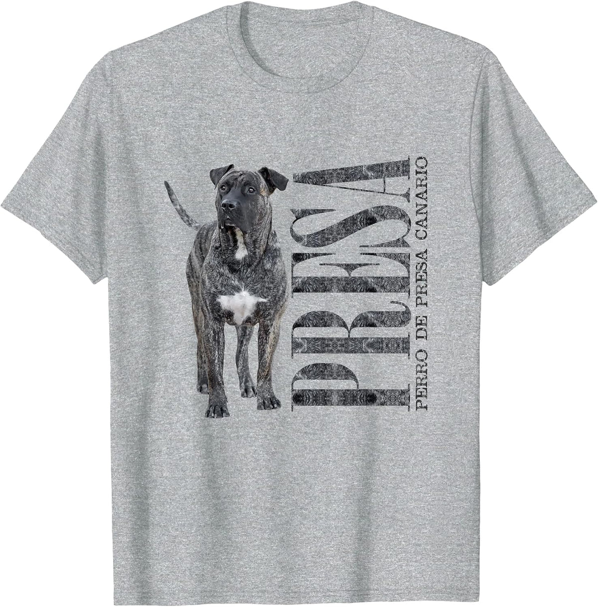 Perro de Presa Canario - Dogo Canario T-Shirt - Heather Grey