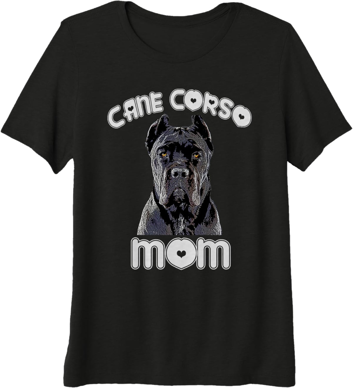 Womens Cane Corso Mom Italian Mastiff T-Shirt Gift Premium Tri-blend T-Shirt - Black
