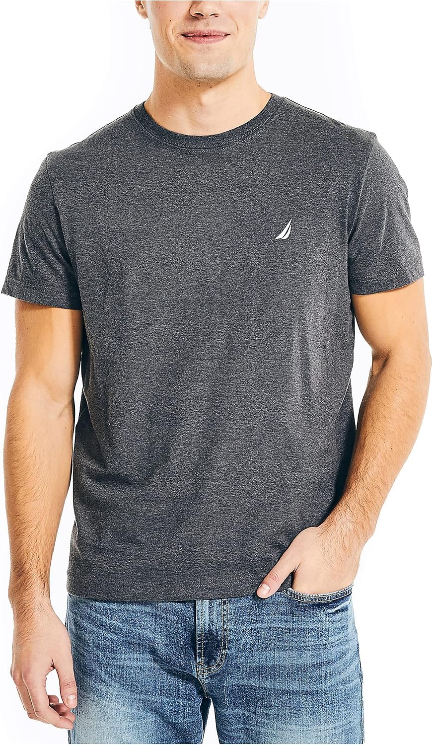 Nautica Men's Nautica J-Class T-Shirt - Charcoal Heather