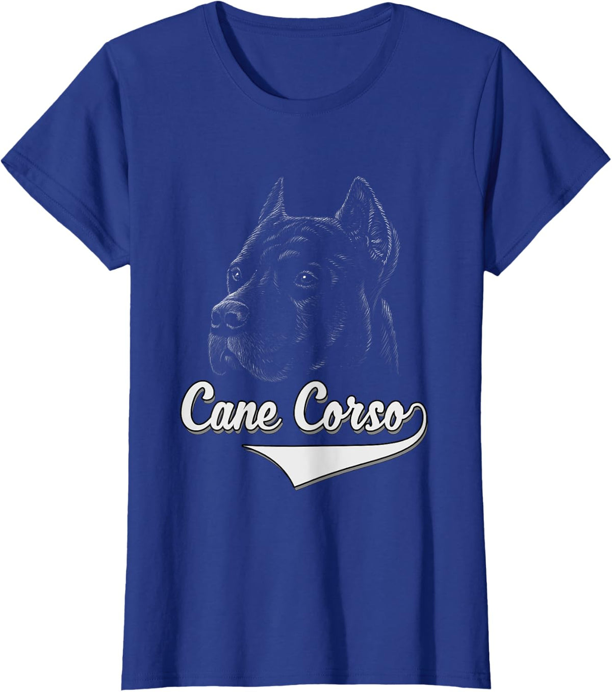 Cane Corso Mastino Napoletano Italiano Moloss T-Shirt - Royal Blue