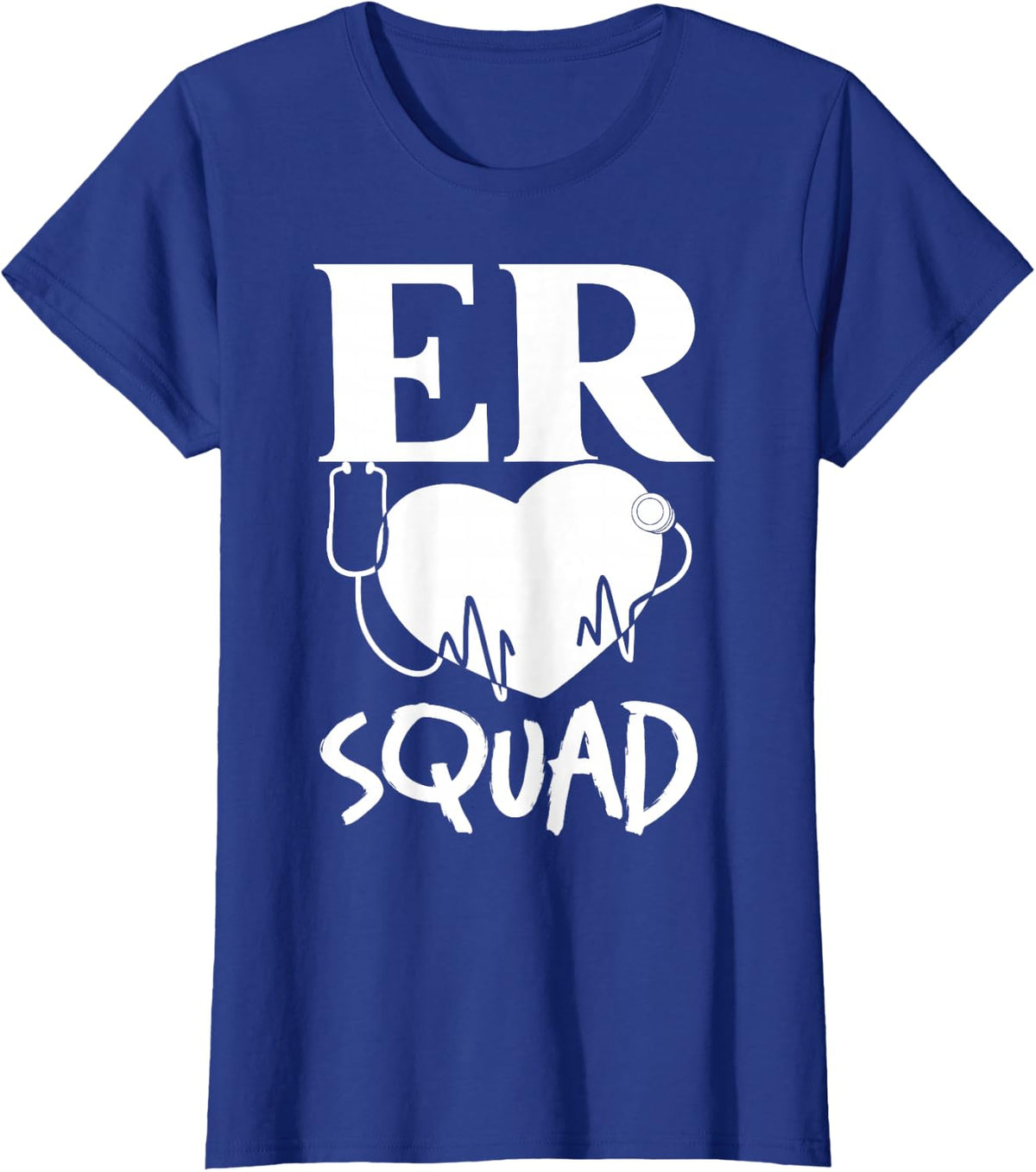 Emergency Medical Technician ER Nurse Department T-Shirt - Royal Blue