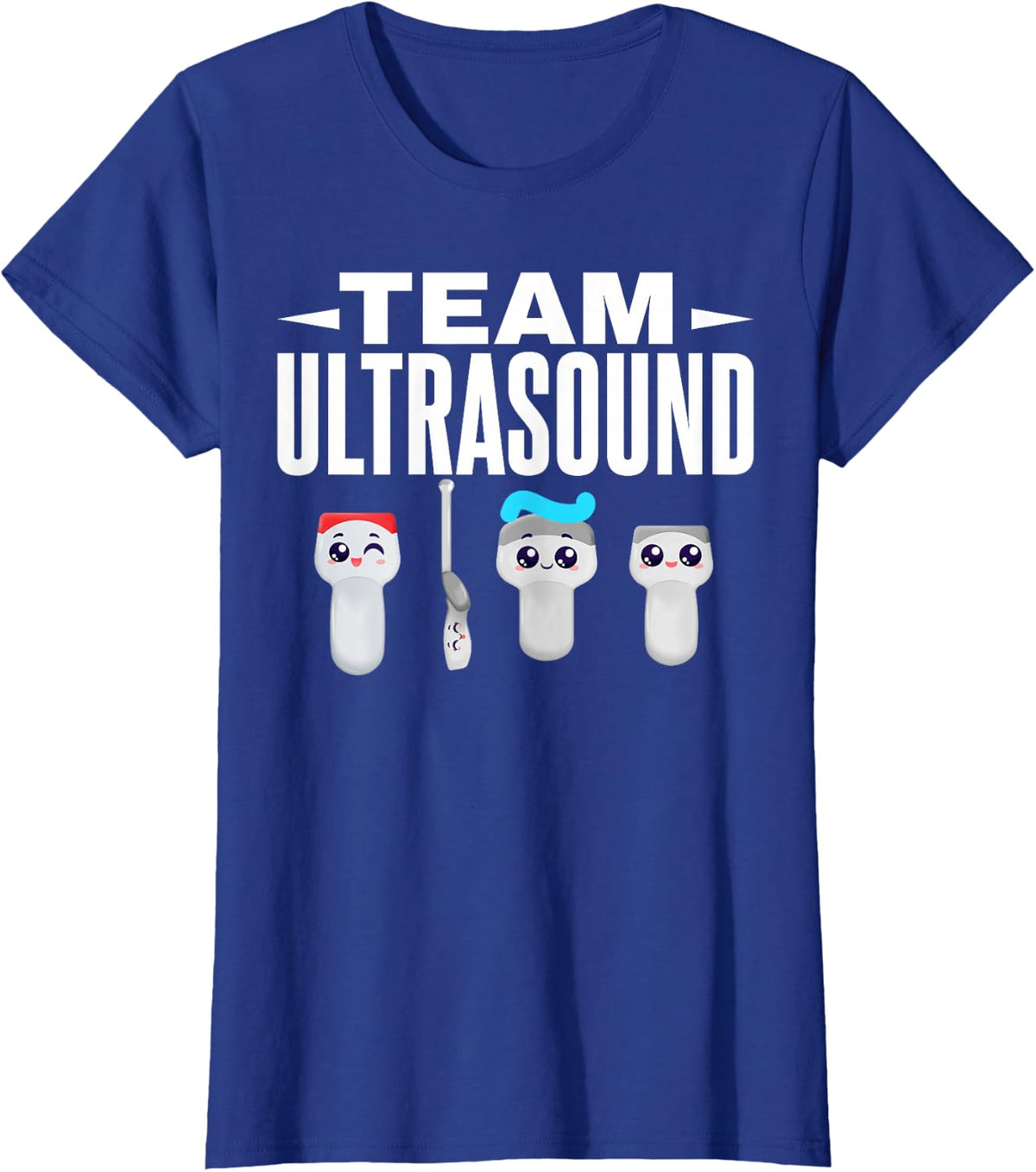 Sonographer Team Ultrasound Technician Tee Sonography Tech T-Shirt - Royal Blue