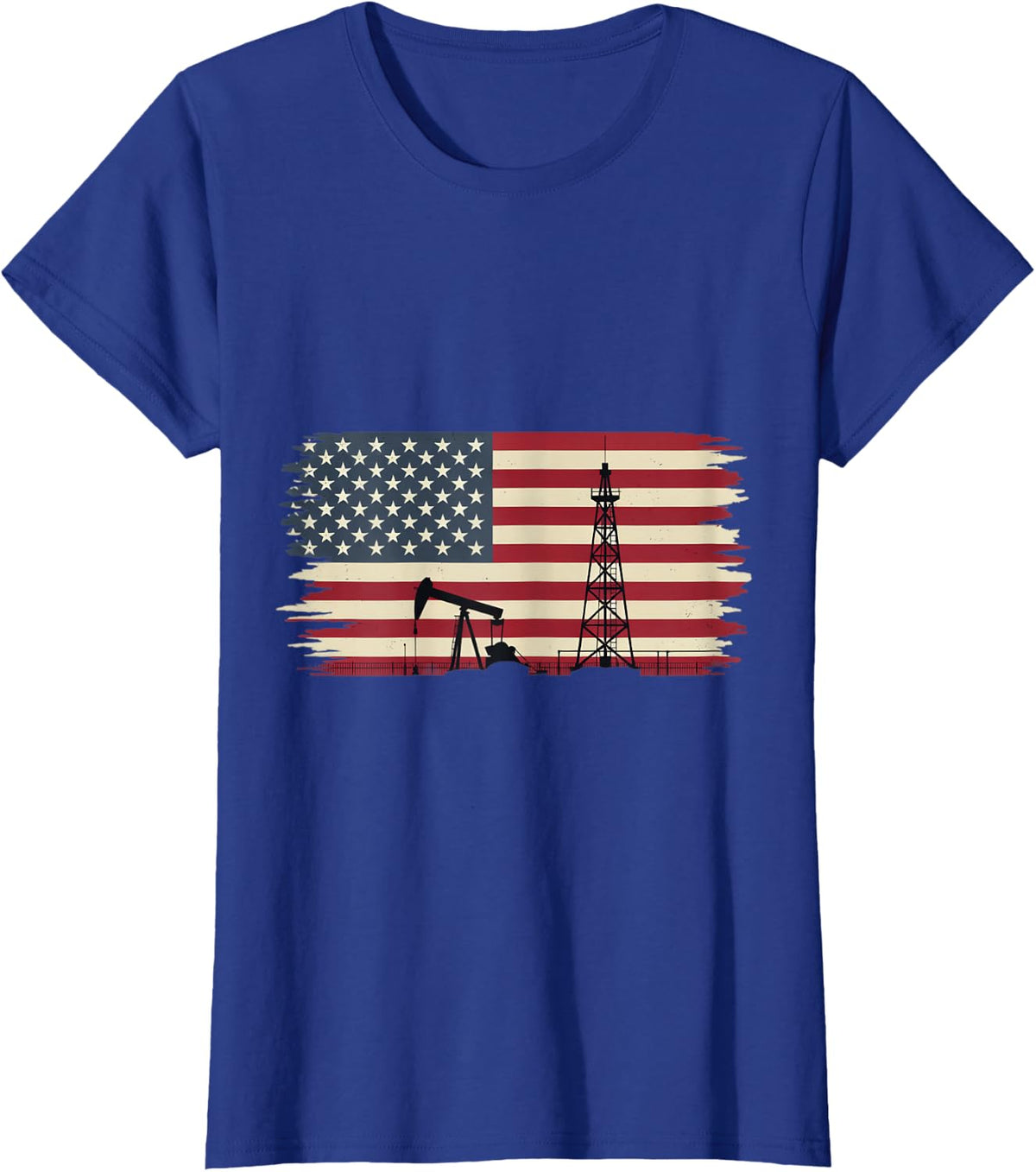 Funny Oilfield Rig Crew Drilling Humor T-Shirt - Royal Blue