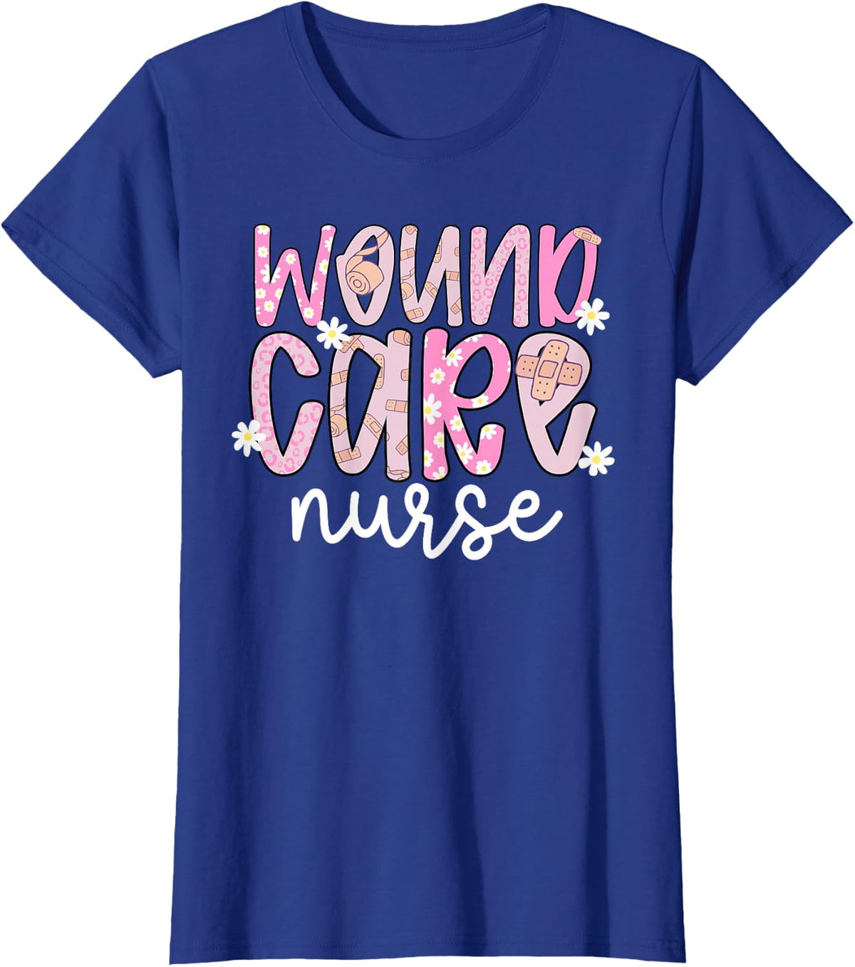 Wound Care Nurse Best Wound Nurse Wound Care Nursing T-Shirt - Royal Blue