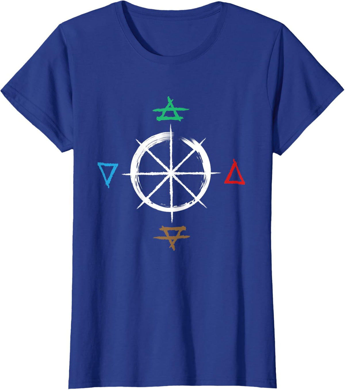 Philosopher Stones Symbols Alchemist T-Shirt - Royal Blue