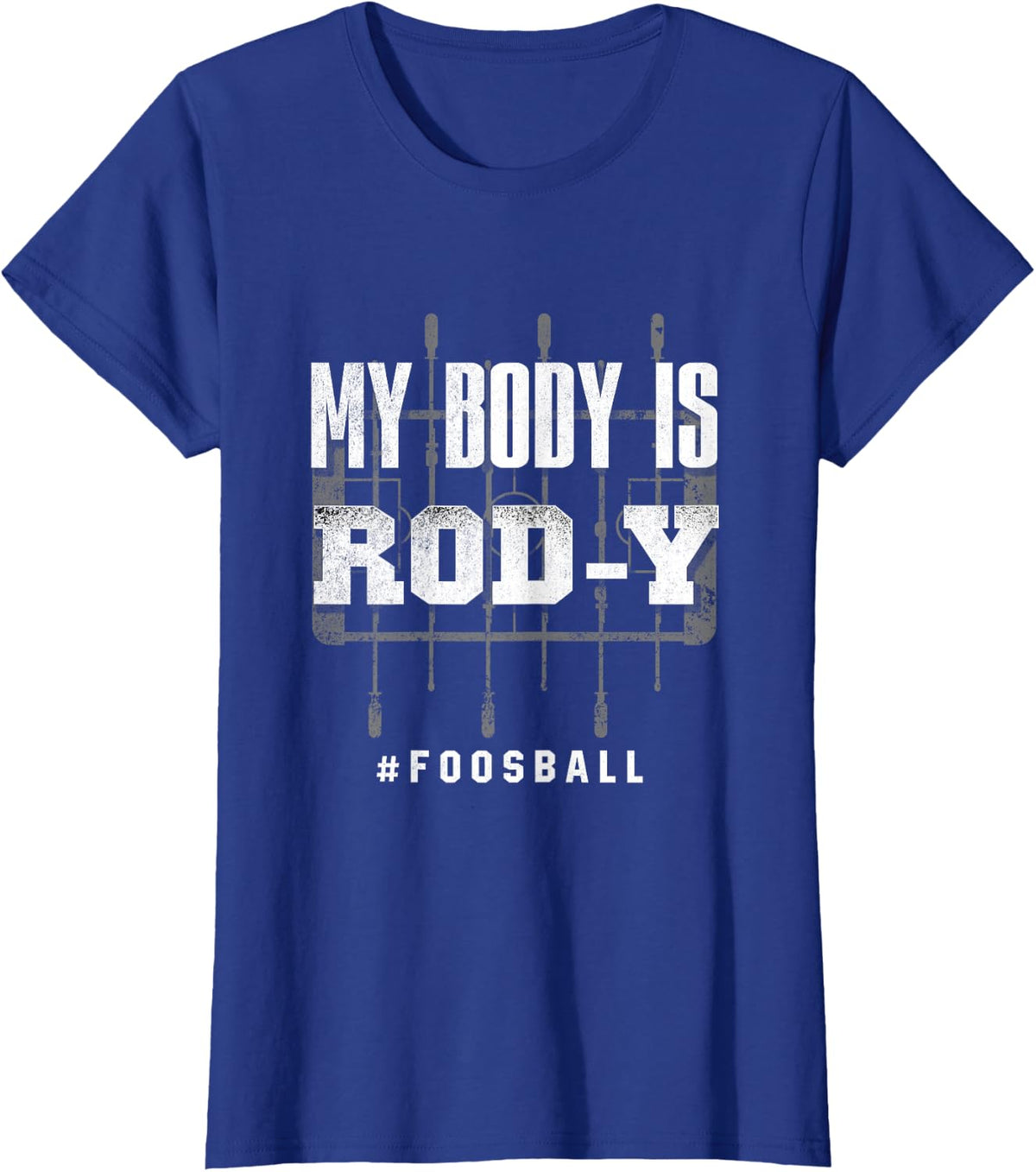 Table Football Foosball Player Foosball Pun T-Shirt - Royal Blue