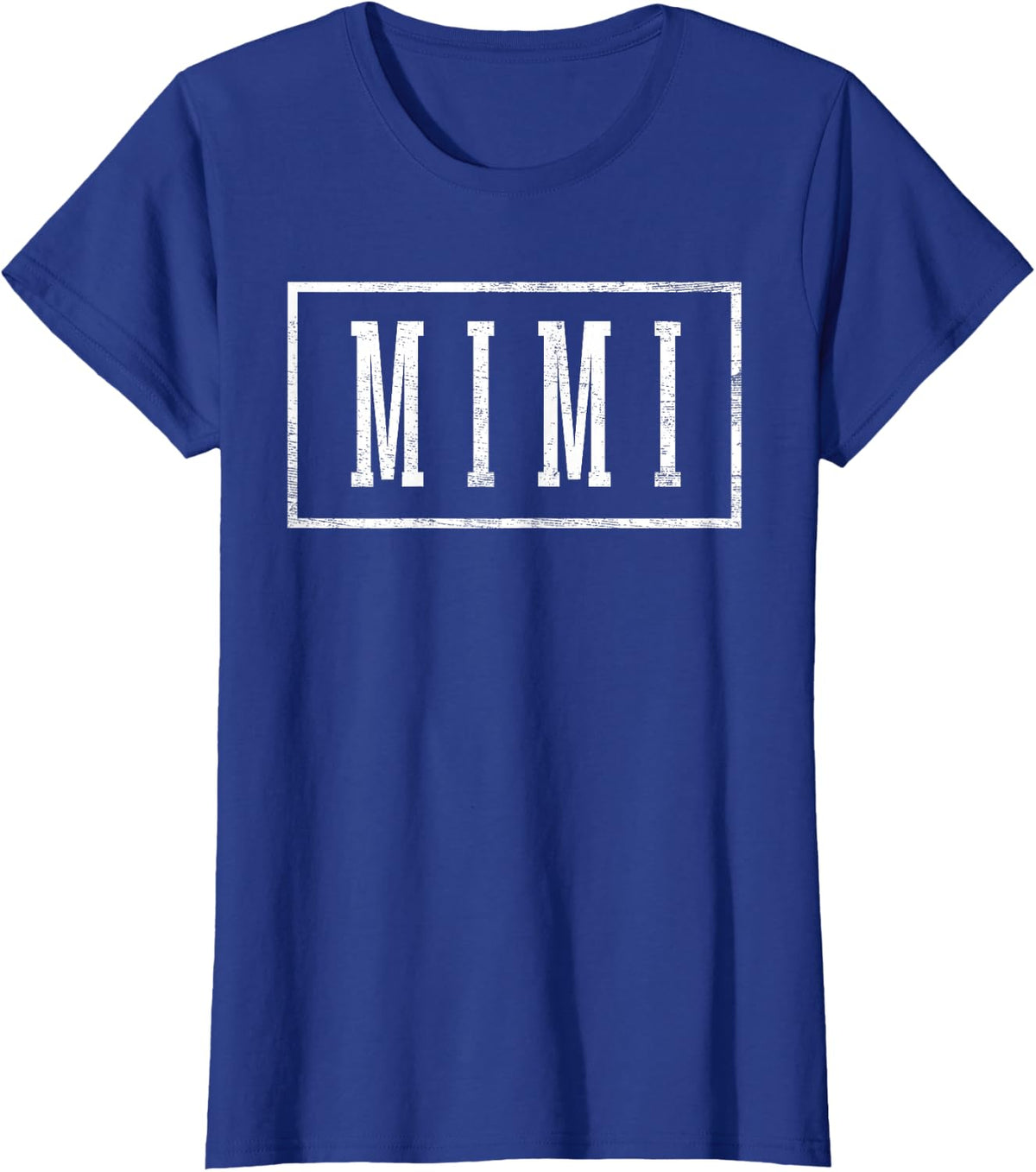 Mimi - Sleek Framed Design Mother's Day Mimi T-Shirt - Royal Blue