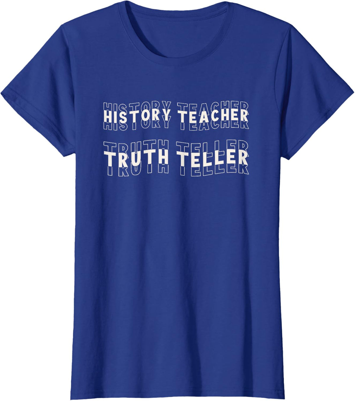 History Teacher Truth Teller Native American Heritage T-Shirt - Royal Blue