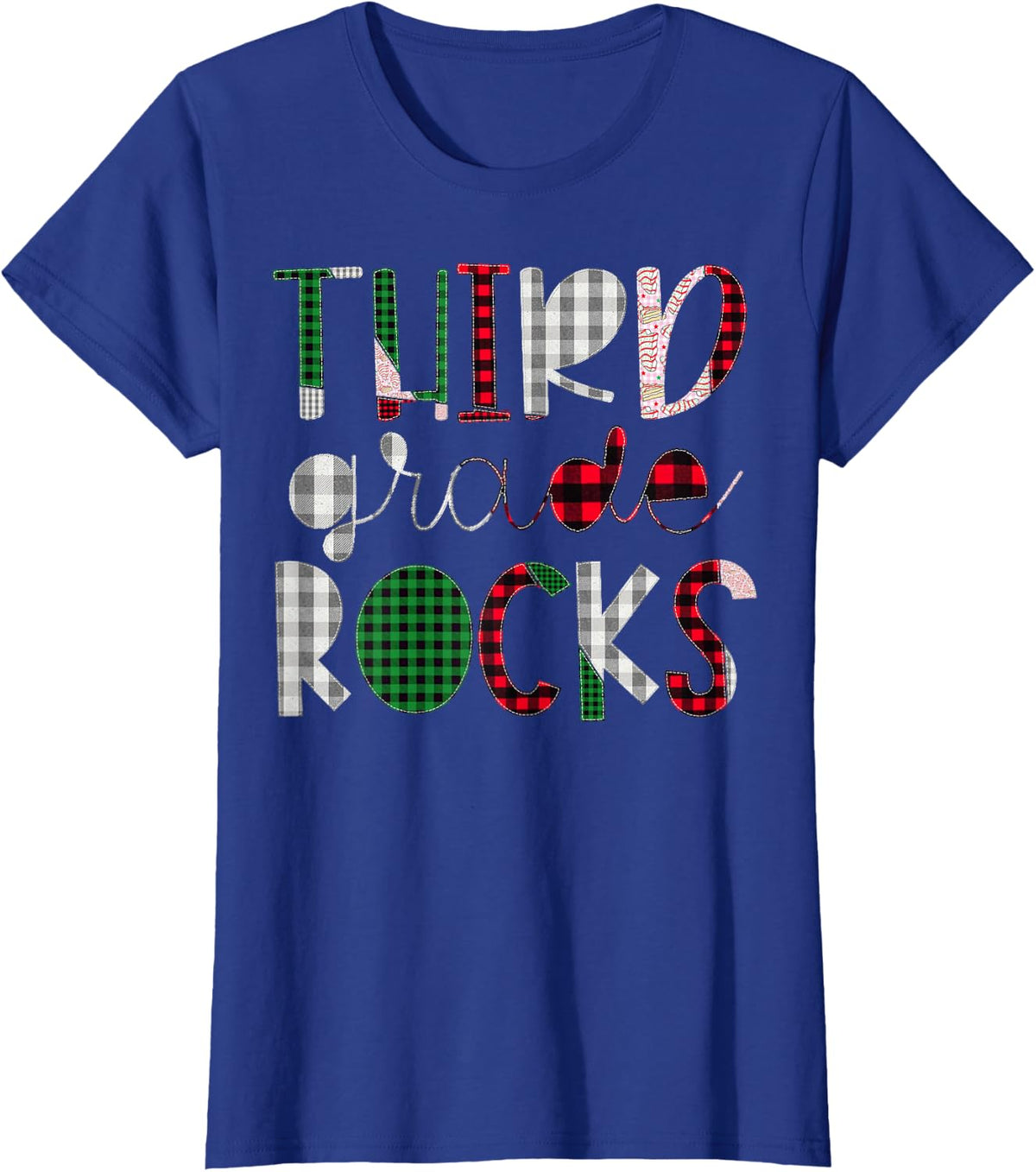Grade - Shirts Teacher Grade Rocks Team Third 3rd T-Shirt - Royal Blue