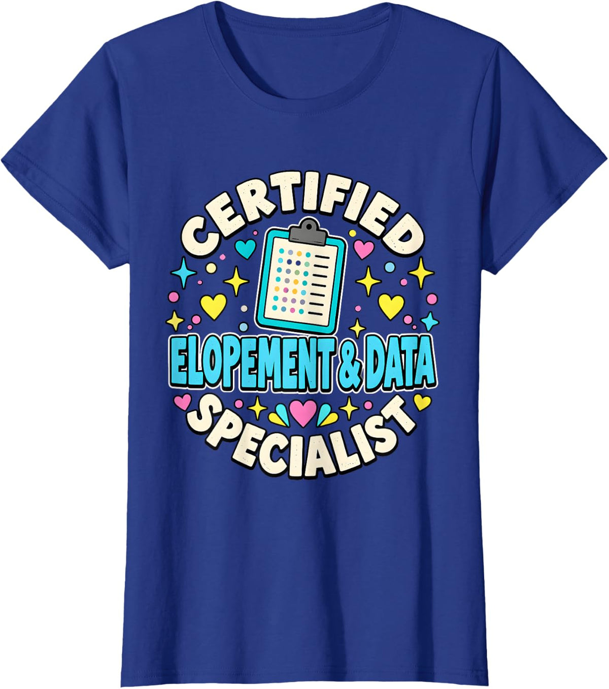 Behavior Technician ABA Therapist Analyst Sped para T-Shirt - Royal Blue
