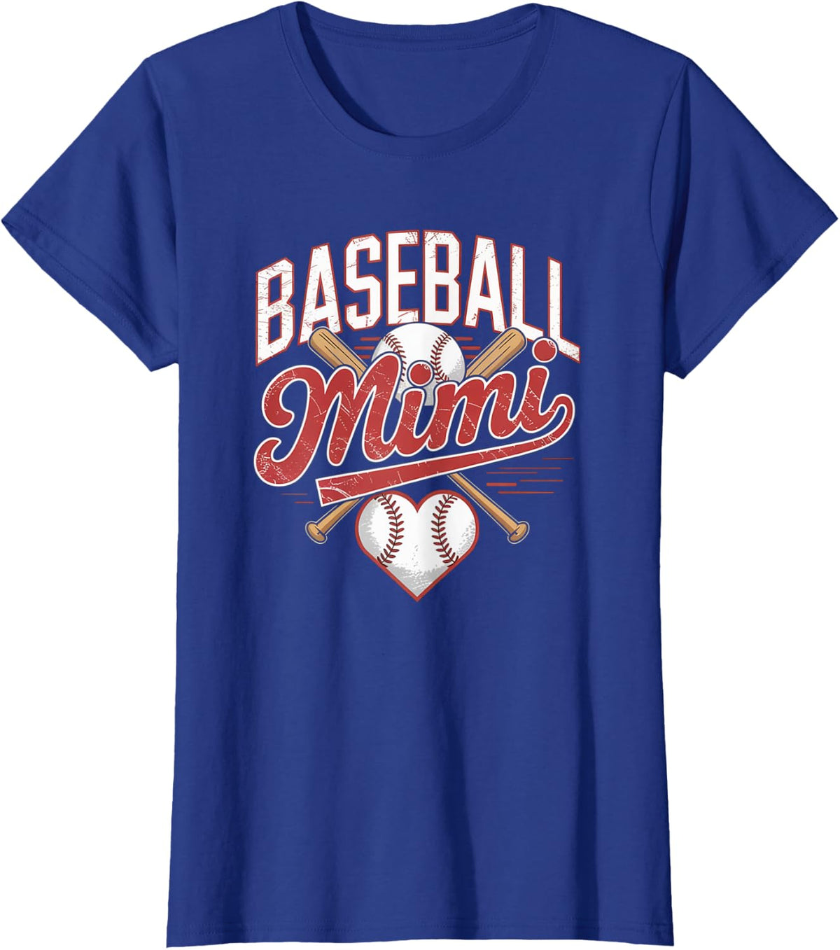 Baseball Mimi Proud Baseball Tournament Baseball Season T-Shirt - Royal Blue