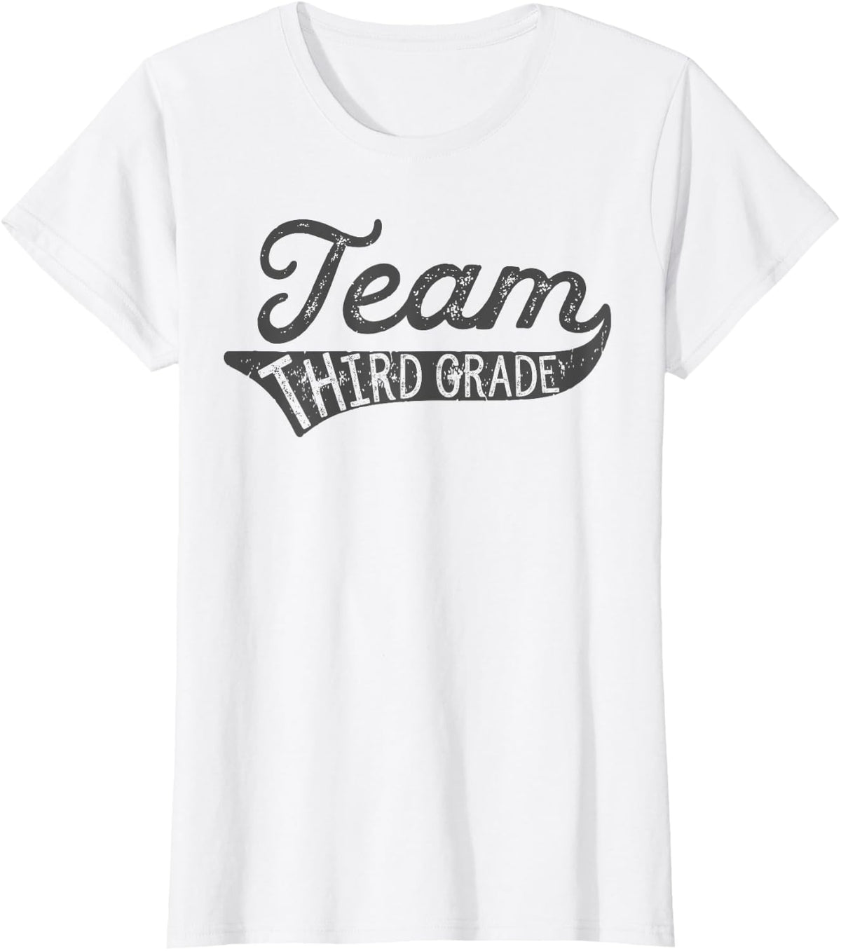 Team Third Grade Tshirt - Student Teacher Back to School Tee - White