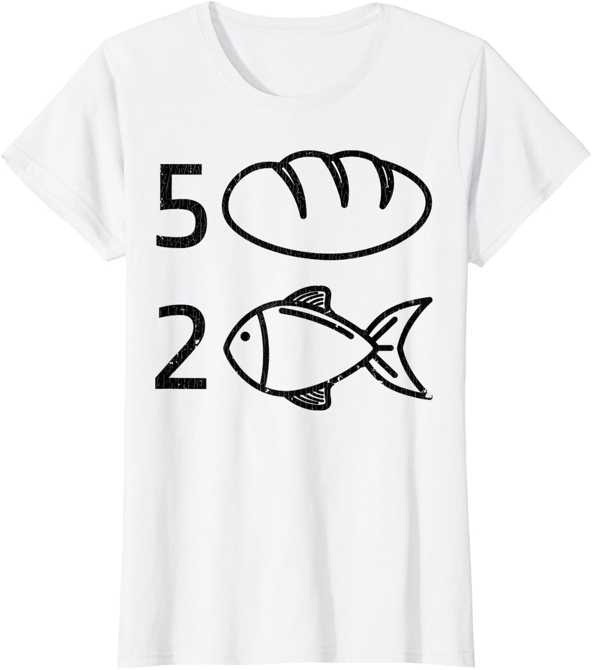 5 Loaves Shirt 5 Loaves And 2 Fishes T-Shirt - White
