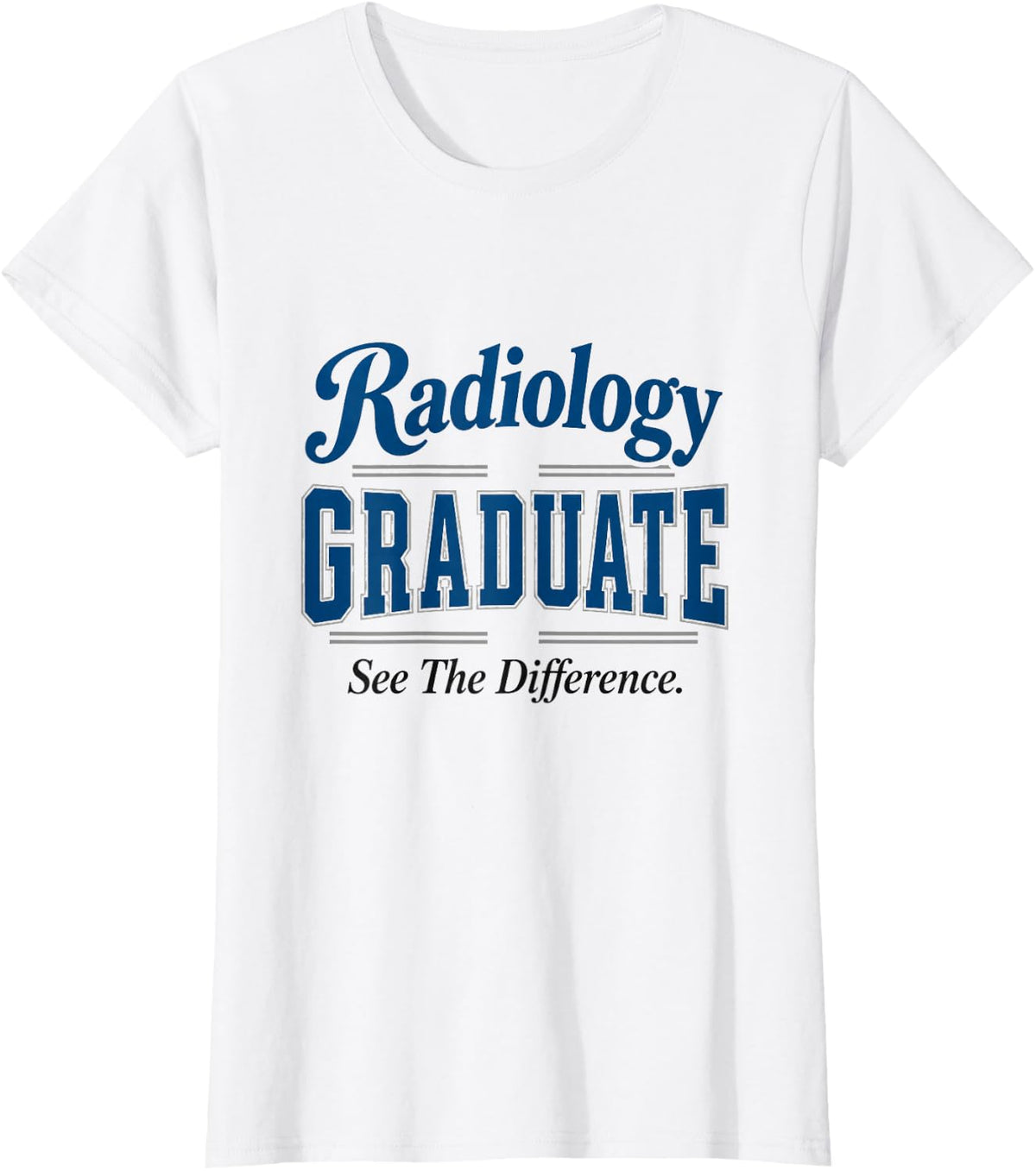 Radiology Graduate Retro Skeleton Quote T-Shirt - White