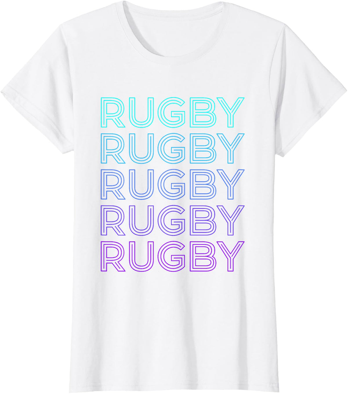 Rugby Player Team Coach Trainer Retro T-Shirt - White