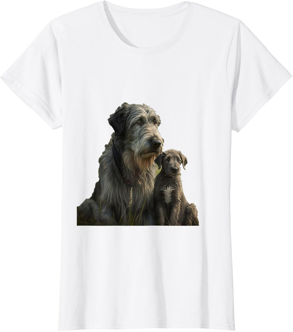 Irish Wolfhound Fathers Day - Irish Wolfhound T-Shirt - White