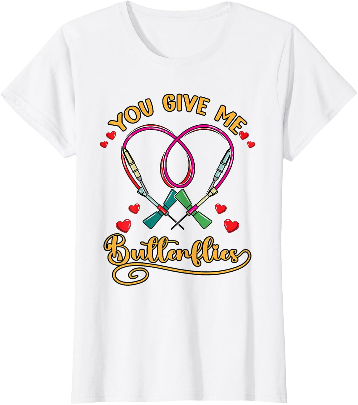 Phlebotomist Nurse Tech You Give Me T-Shirt - White
