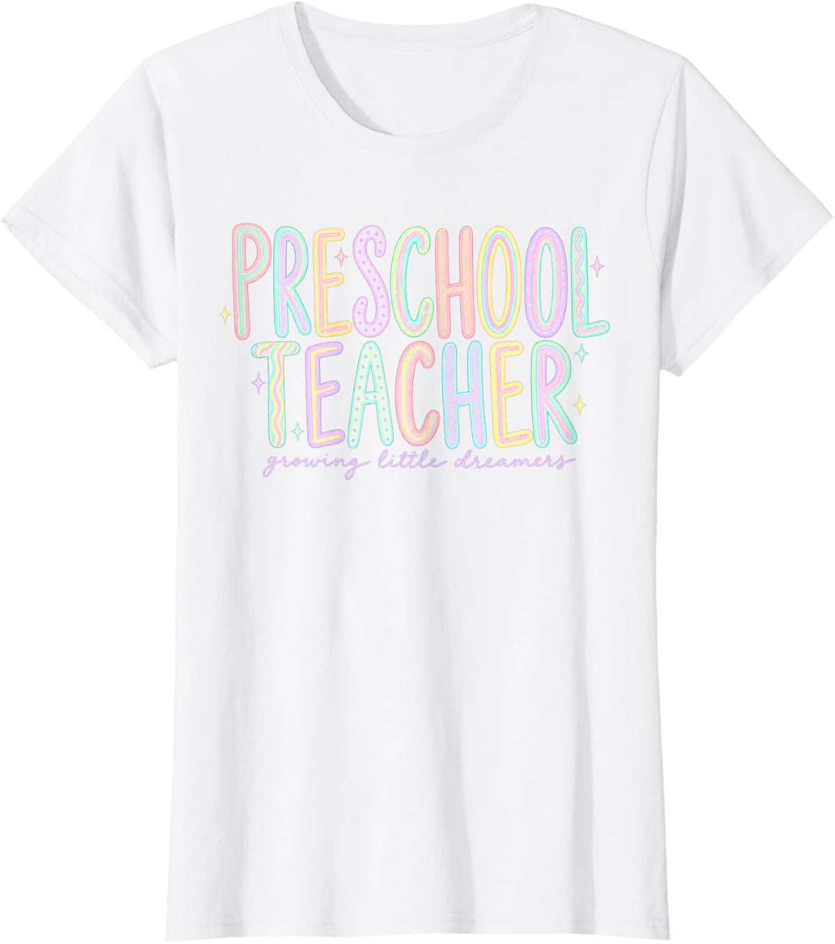 Preschool Teacher Kids Learning Pre K Kindergarten School T-Shirt - White