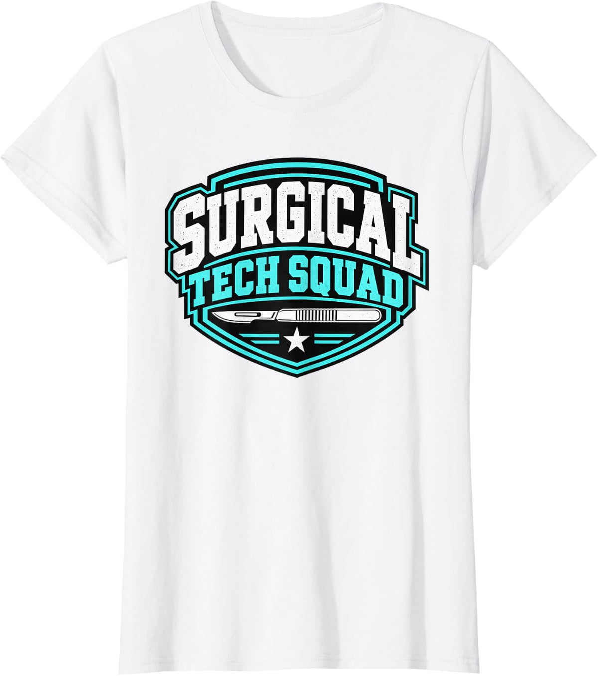 Funny Surgical Tech Squad T-Shirt - White