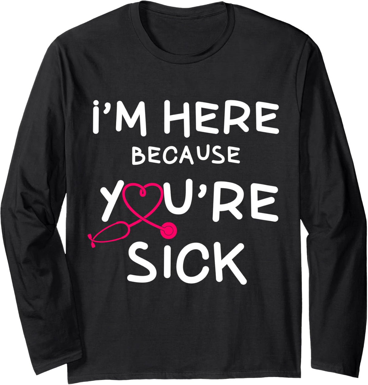 RN LVN CNA NP Nurse Practitioner Cool Nursing Graduate Gift Long Sleeve T-Shirt - Adult Unisex Black