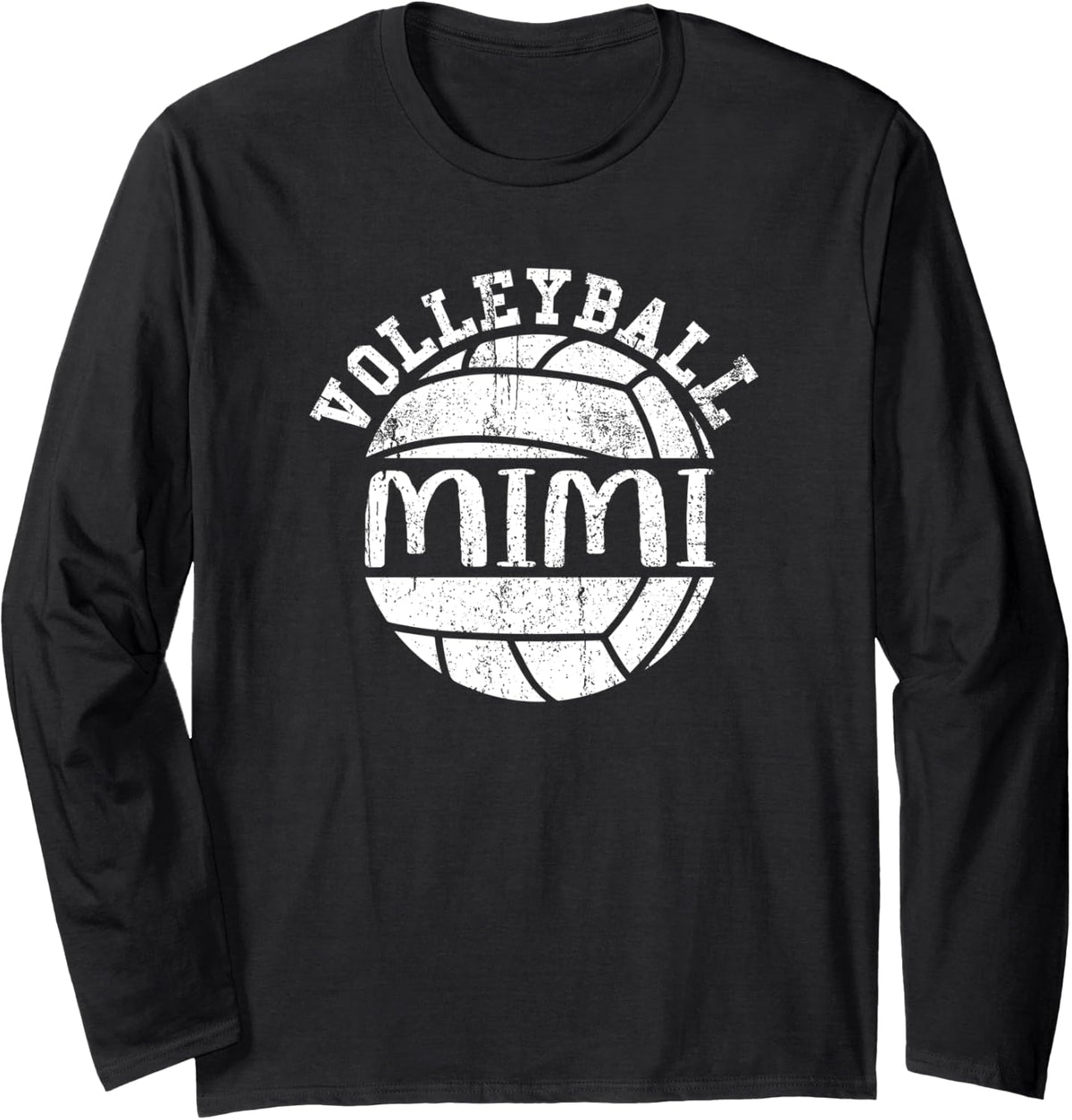 Volleyball Mimi for women Long Sleeve T-Shirt - Adult Unisex Black