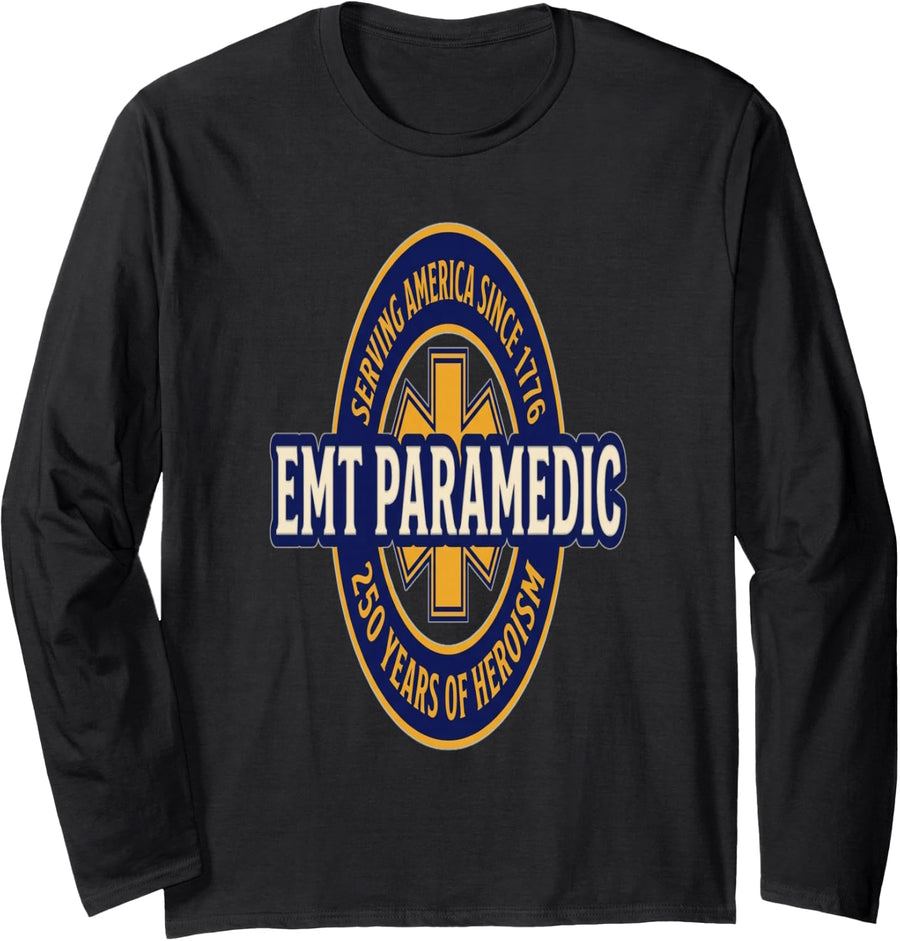 Serving America Since Long Sleeve T-Shirt - Adult Unisex Black