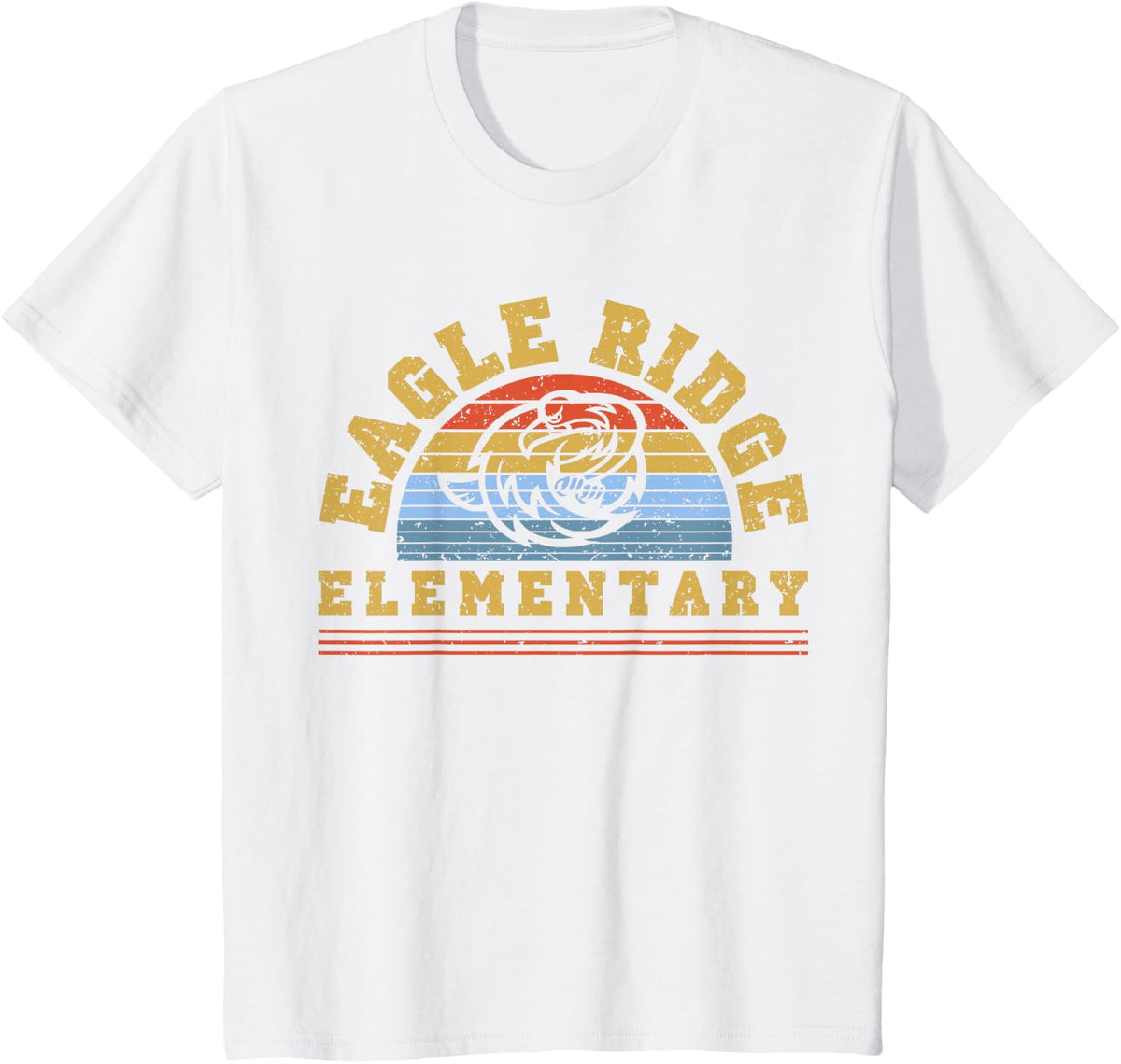 Eagle Ridge Elementary Vintage T-Shirt - White