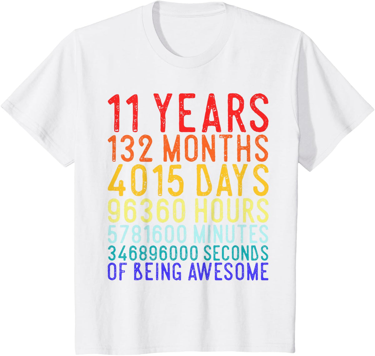 11th Birthday Boy T-Shirt 11th Birthday 11 Year Old Birthday T-Shirt - White